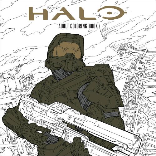 HALO ADULT COLORING BOOK