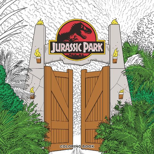 JURASSIC PARK ADULT COLORING BOOK