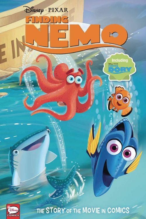 DISNEY PIXAR FINDING NEMO AND FINDING DORY: THE STORY OF THE MOVIES IN COMICS