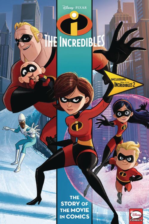 DISNEY PIXAR THE INCREDIBLES: THE STORY OF THE MOVIE IN COMICS