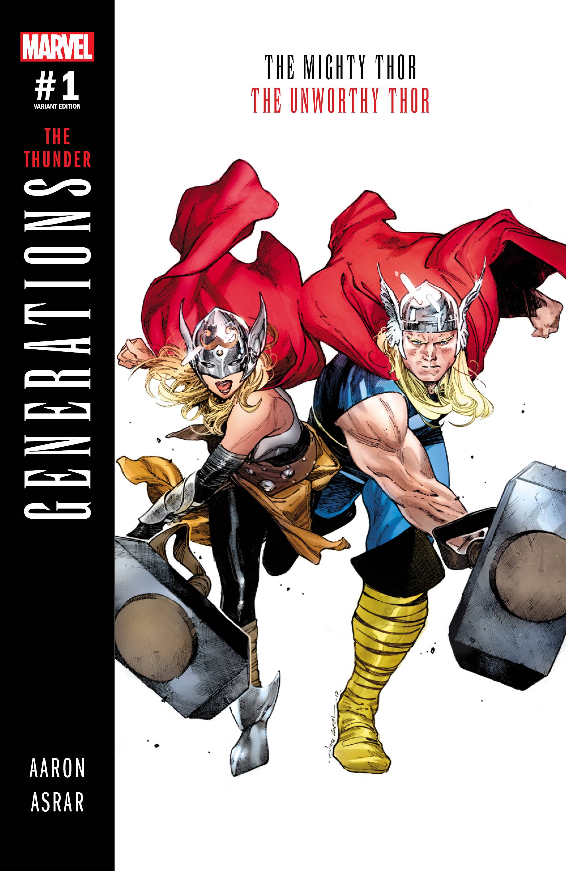 GENERATIONS: THE UNWORTHY THOR AND THE MIGHTY THOR#1