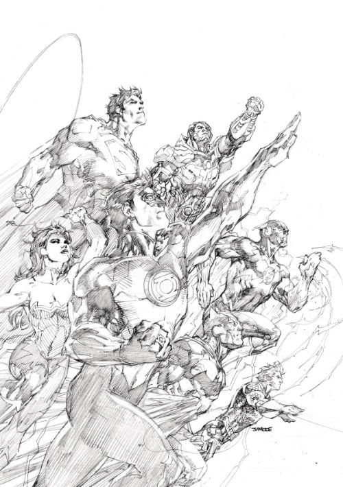JUSTICE LEAGUE UNWRAPPED BY JIM LEE