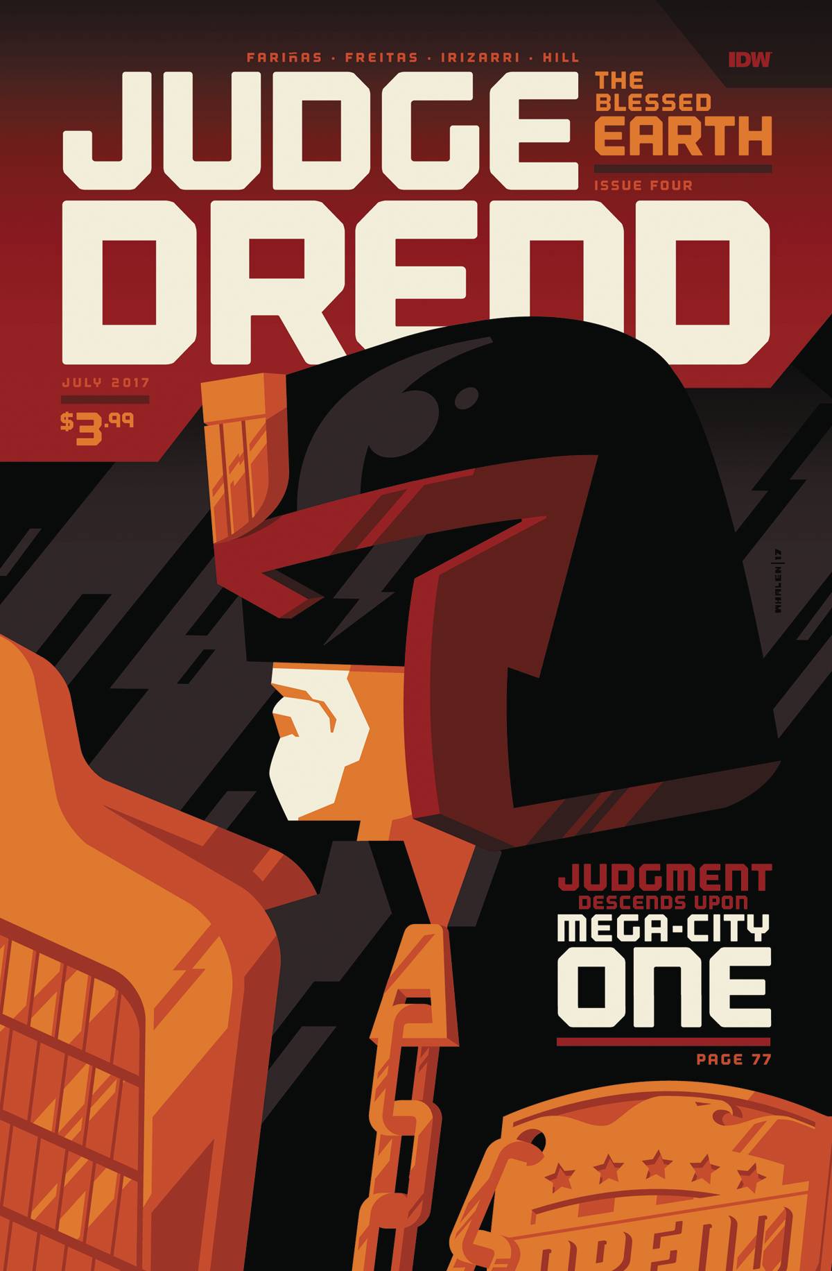 JUDGE DREDD: THE BLESSED EARTH#4